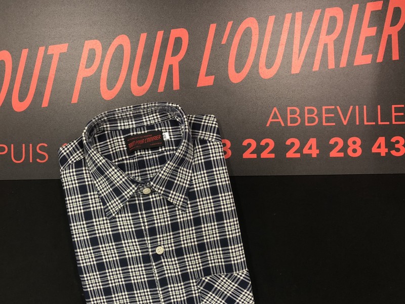 CHEMISE LONG PAN 100 coton réf 10501 Col 24 Tout pour l'ouvrier