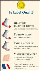 CHAUSSETTE PERRIN JAMBES SENSIBLES 72% Laine