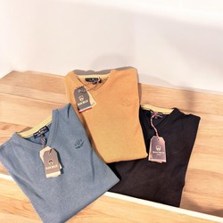 PULL V 100% COTON
