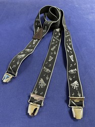 Bretelle Pinces 3 Patte Cuir