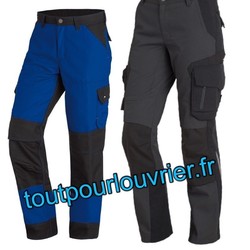 PANTALON TRAVAIL BI-COLOR FHB rf 125100 "FLORIAN"