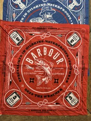 BANDANA BARBOUR RED