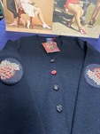 PULL MARIN BLEU FLEURS - FICHE DUPLIQUEE