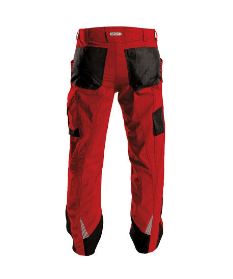 Pantalon de travail Stretch HELIX Homme Rouge/Noir - Vetement