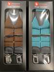 Bretelles 3 Clips Carreaux