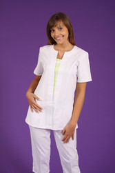 BLOUSE LOTUS BLANC réf VIOLETTE