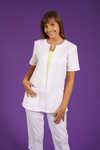 BLOUSE LOTUS BLANC rf VIOLETTE