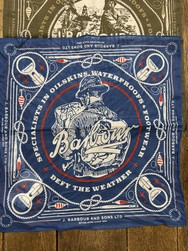 BANDANA BARBOUR SAILBOAT BLUE