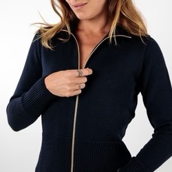GILET DAME ZIP Rf NINON