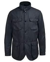 VESTE BARBOUR OGSTON WAX BLACK