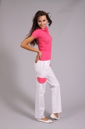 PANTALON LOTUS BLANC réf MONACO