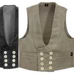 GILET VELOURS CORDELET FHB rf 20016 &quot;HAGEN&quot;