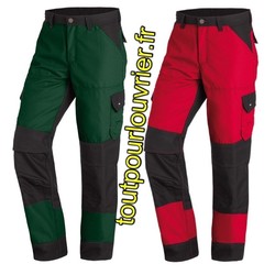 PANTALON TRAVAIL BI-COLOR FHB rf 125100 "FLORIAN"