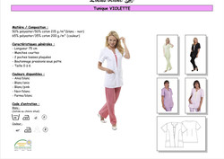 BLOUSE réf VIOLETTE