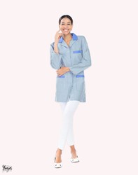 BLOUSE rf CHLO RAY BLEU