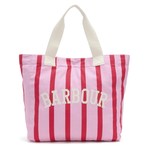 EMILY STRIPE LARGE TOTE BAG