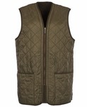 POLARQUILT WAISTCOAT ZIP IN LIN